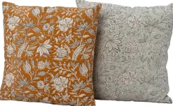 Intratuin Dekokissen Hanoi grün/weiß 45 x 45 cm| Kissen|Dekokissen