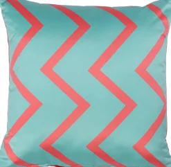 Intratuin Dekokissen Mumbai grün/rosa 45 x 45 cm| Kissen|Dekokissen