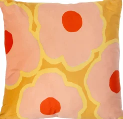 Intratuin Dekokissen Niels rosa/gelb 45 x 45 cm| Kissen|Dekokissen