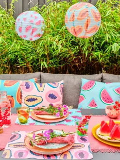 Intratuin Dekokissen Synn Wassermelone 45 x 45 cm| Dekokissen