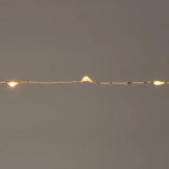 Intratuin Drahtlichterkette kupfer 5 m mit 100 LEDs klassisch warm| Mini- & Drahtlichterketten