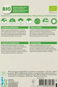 Intratuin Flaschenkürbis (Cucurbita maxima 'Waltham Butternut') (BIO) Samen| Gemüsesamen|Saatgut