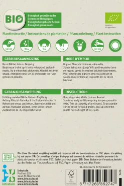 Intratuin Frühlingszwiebel (Allium cepa 'White Lisbon') (BIO) Samen| Gemüsesamen|Saatgut