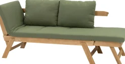Intratuin Gartenbank Lorient Akazie grün 175/220 x 90 x 75 cm| Gartenbänke