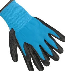 Intratuin Gartenhandschuhe Größe M Nitril-Beschichtung mit Noppen anthrazit| Gartenhandschuhe