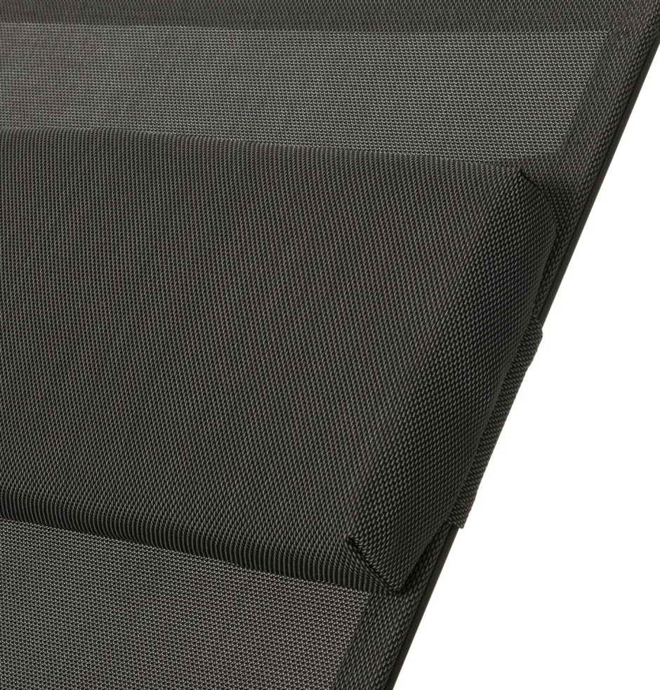 Intratuin Gartenliege Reza anthrazit 190 x 54,5 x 33 cm| Gartenliegen