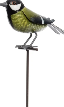 Intratuin Gartenstecker Kohlmeise 18 x 9 x 60 cm| Gartenstecker