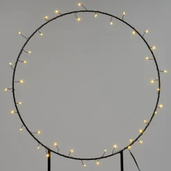 Intratuin Gartenstecker Noud Ring mit Beleuchtung D 30 H 50 cm| Weihnachtsfiguren (Außen)