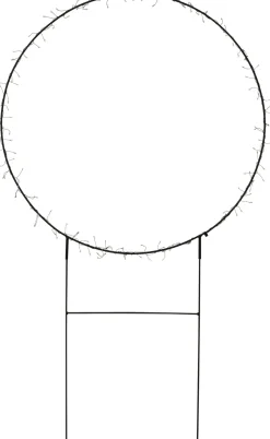 Intratuin Gartenstecker Noud Ring mit Beleuchtung D 70 H 120 cm| Weihnachtsfiguren (Außen)
