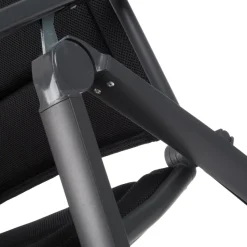 Intratuin Gartenstuhl verstellbar Haikou 3D schwarz| Gartenstühle|Verstellbare Gartentühle