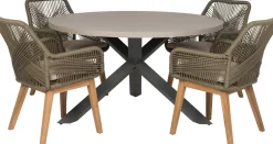 Intratuin Gartenstuhl Wout olivgrün| Gartenstühle|Esszimmerstühle