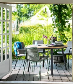 Intratuin Gartenstuhl Xavi stapelbar grün| Gartenstühle|Esszimmerstühle