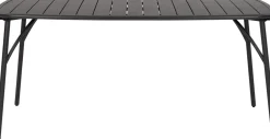 Intratuin Gartentisch Olle anthrazit 162,8 x 90 x 73 cm| Esstische