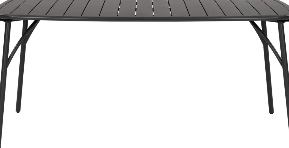 Intratuin Gartentisch Olle anthrazit 162,8 x 90 x 73 cm| Esstische