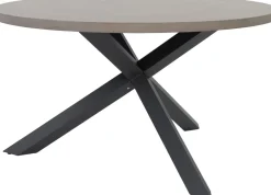 Intratuin Gartentisch Wout rund grau 135 x 135 x 76 cm| Esstische