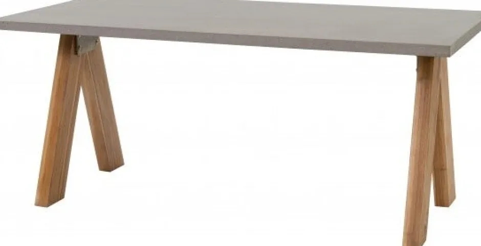 Intratuin Gartentisch Wout grau 220 x 100 x 77 cm| Esstische