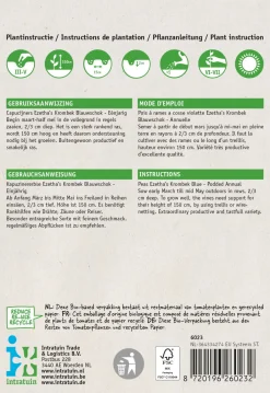 Intratuin Gemüsesamen Kapuzinererbsen (Pisum sativum 'Ezethe's Krombek Blauwschok')| Gemüsesamen|Saatgut