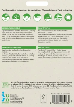 Intratuin Gemüsesamen Kapuzinererbsen (Pisum sativum 'Ezethe's Krombek Blauwschok')| Gemüsesamen|Saatgut