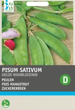Intratuin Gemüsesamen Zuckererbsen (Pisum sativum 'Grijze Roodbloeiende')| Gemüsesamen|Saatgut