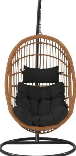 Intratuin Gestell für Hängesessel Inge / Evi grau H 203 cm| Gartenstühle|Hängesessel