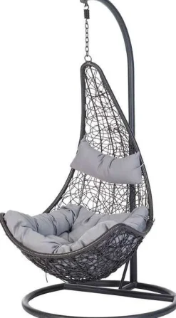 Intratuin Gestell für Hängesessel Feye grau H 195 cm| Gartenstühle|Hängesessel