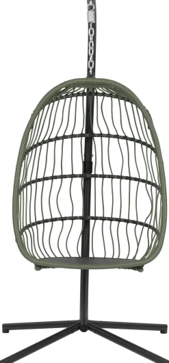 Intratuin Hängesessel mit Gestell klappbar Pax grün| Gartenstühle|Hängesessel