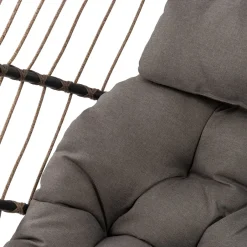 Intratuin Hängesessel mit Gestell klappbar Pax taupe| Gartenstühle|Hängesessel