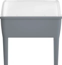 Intratuin Hochbeet Anzuchtkasten grau 77 x 58 x 96,3 cm| Anzuchtkästen & Mini-Gewächshäuser