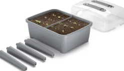 Intratuin Hochbeet Anzuchtkasten grau 77 x 58 x 96,3 cm| Anzuchtkästen & Mini-Gewächshäuser