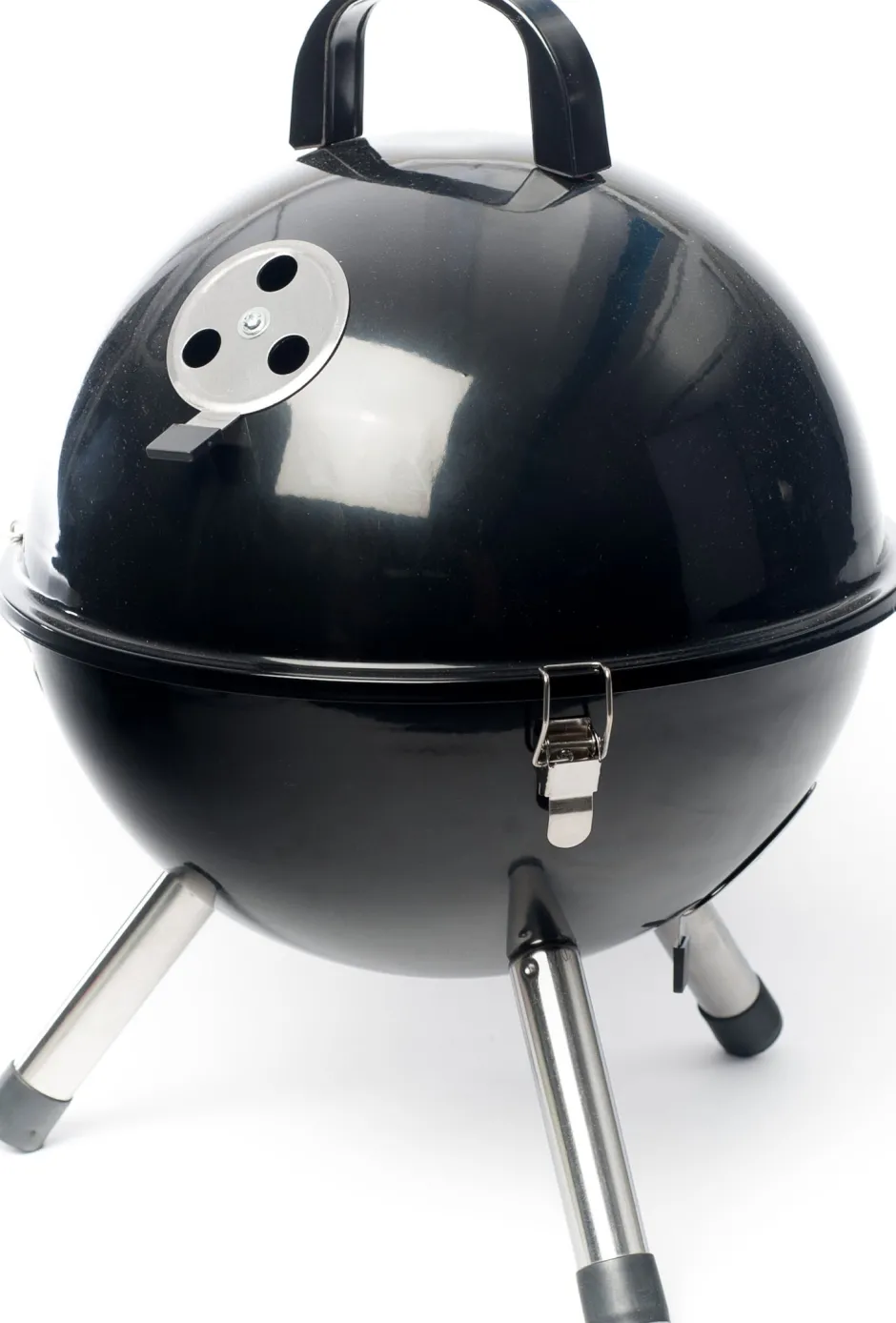 Intratuin Holzkohlegrill D 32 cm schwarz| Tischgrills|Holzkohlegrills