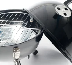 Intratuin Holzkohlegrill D 32 cm schwarz| Tischgrills|Holzkohlegrills