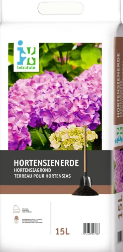 Intratuin Hortensienerde 15 l| Pflanzerde & Substrat|Gartenerde