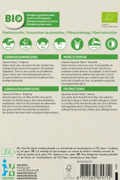Intratuin Japanische Tatsoi (Brassica narinosa) (BIO) Samen| Gemüsesamen|Saatgut