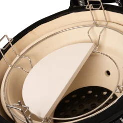 Intratuin Kamado Keramikgrill Urban Chef Large matt schwarz D 59 H 133 cm| Kamado Keramikgrills