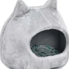 Intratuin Katzenkorb Cat grau D 46 H 45 cm| Katzenbetten & -Körbe