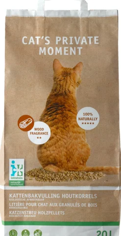 Intratuin Katzenstreu Holzpellets 20 L| Katzentoiletten & Zubehör