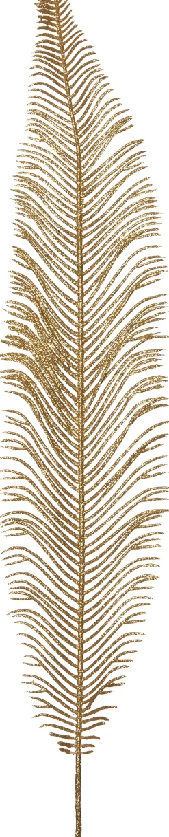 Intratuin kerststeker Farnblatt 56 cm gold| Weihnachtszweige & -Blumen