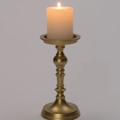 Intratuin Kerzenständer Jarvi gold D 10 H 21 cm| Kerzenständer