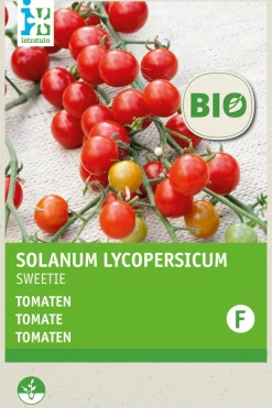 Intratuin Kirschtomate (Solanum lycopersicum 'Sweety') (BIO) Samen| Gemüsesamen|Saatgut