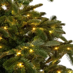 Intratuin Künstlicher Weihnachtsbaum Nordman grün D 130 H 210 cm mit 800 LEDs warmweiß| Künstliche Weihnachtsbäume