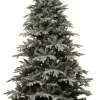 Intratuin künstlicher Weihnachtsbaum Glis frosted grün D 140 H 215 cm| Künstliche Weihnachtsbäume
