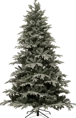 Intratuin künstlicher Weihnachtsbaum Glis frosted grün D 140 H 215 cm| Künstliche Weihnachtsbäume