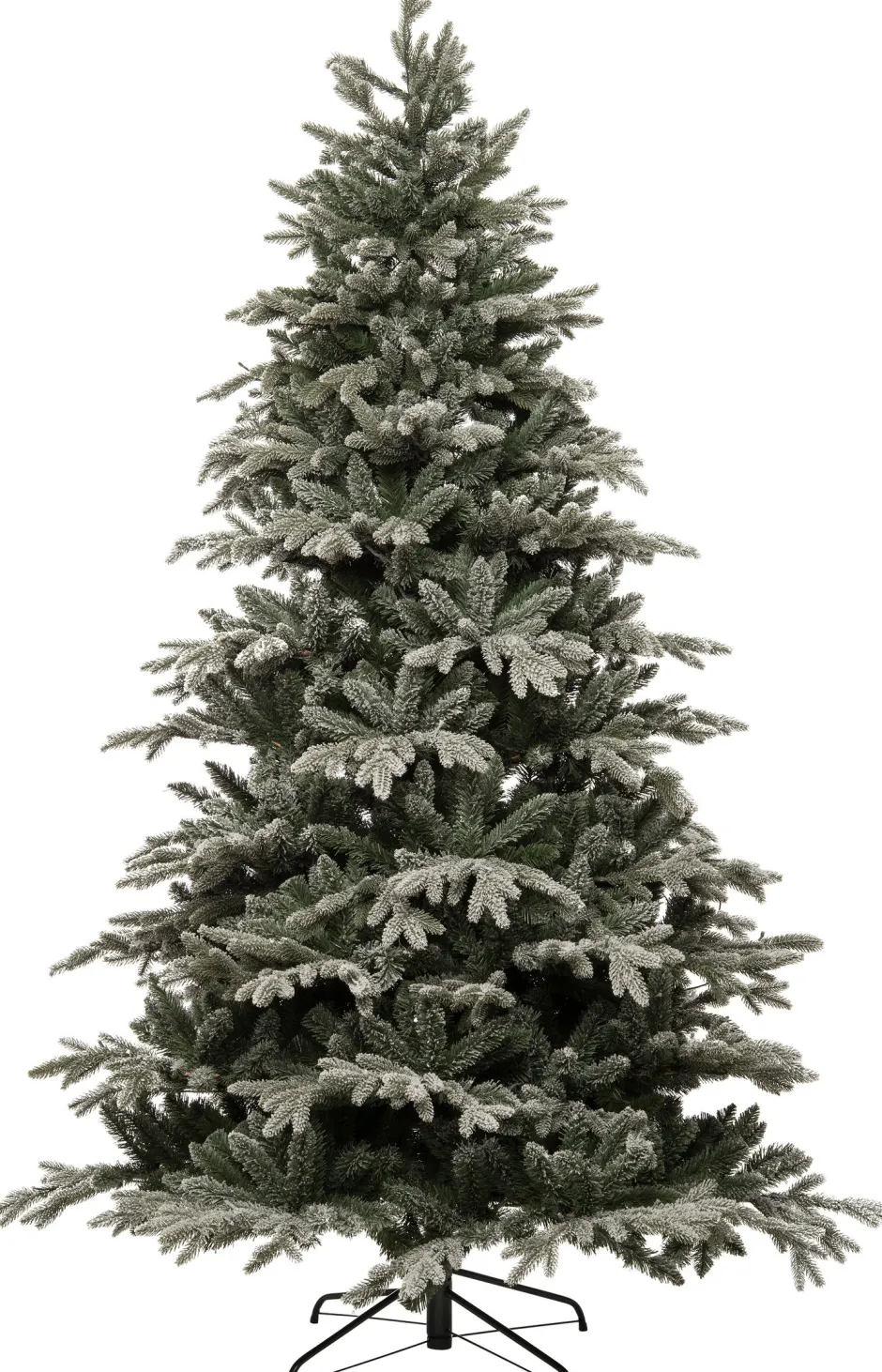 Intratuin künstlicher Weihnachtsbaum Glis frosted grün D 140 H 215 cm| Künstliche Weihnachtsbäume