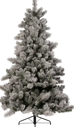 Intratuin Künstlicher Weihnachtsbaum Mesa mit Schnee grün D 140 H 210 cm mit 450s warmweiß| Künstliche Weihnachtsbäume