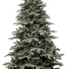 Intratuin Künstlicher Weihnachtsbaum Glis frosted grün H 185 cm| Künstliche Weihnachtsbäume
