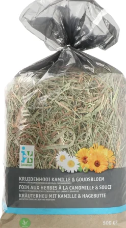 Intratuin Kräuterheu mit Kamille & Hagebutte 500 g| Nagetiere|Hamster