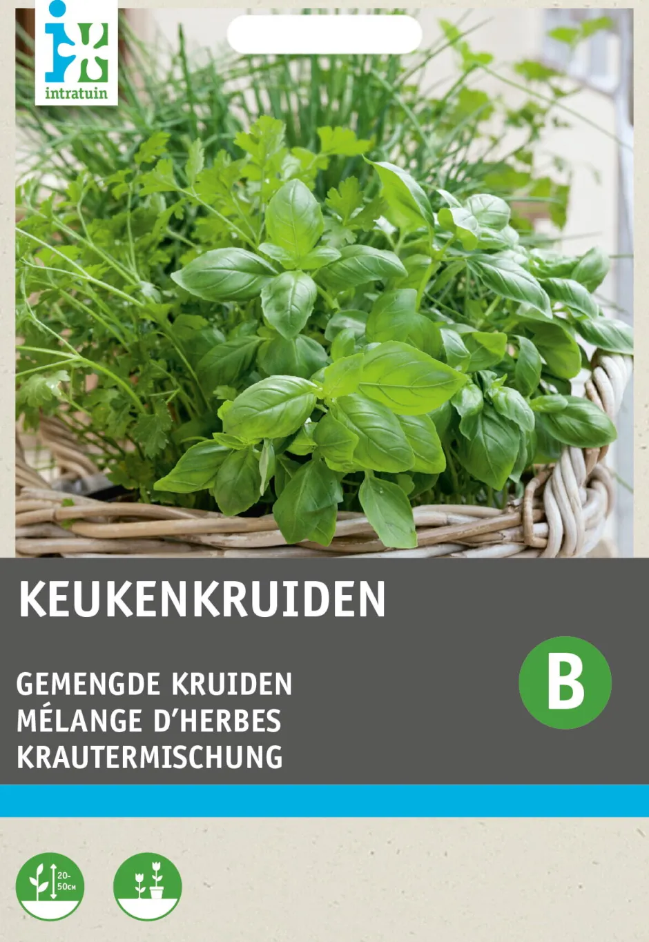 Intratuin Kräutersamen-Mischung| Kräutersamen|Saatgut