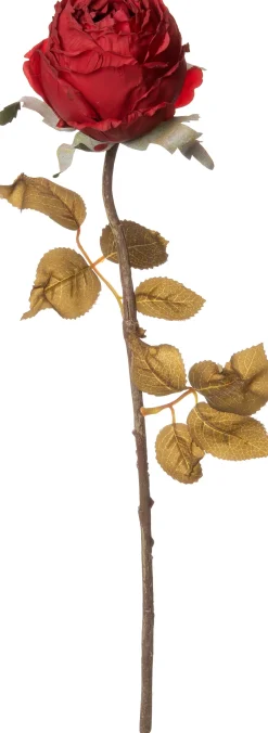 Intratuin Kunstblume Rose 61 cm rot| Kunstblumen