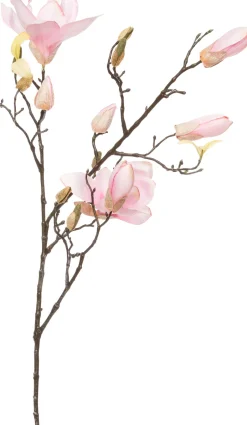 Intratuin Kunstzweig Magnolie rosa H 95 cm| Künstliche Deko-Zweige