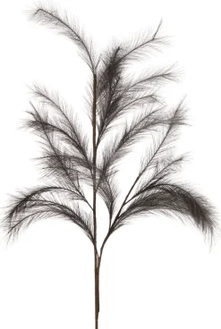 Intratuin Kunstzweig mit Federn grau 112 cm| Künstliche Deko-Zweige